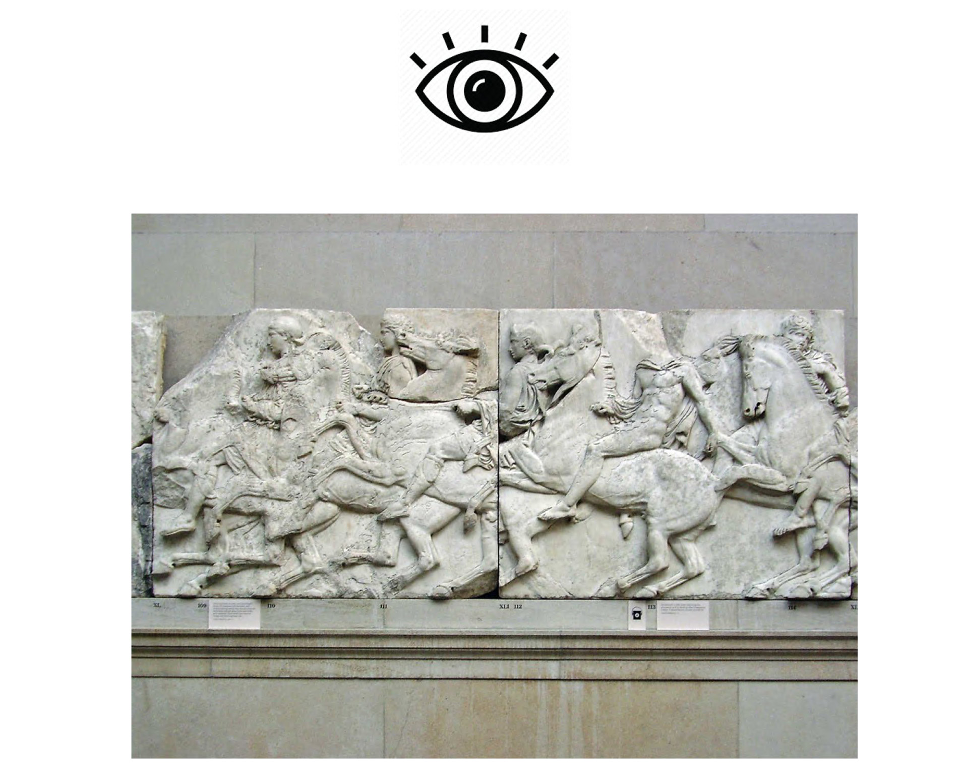 Photograph of “Panatheanic” Frieze from Parthenon